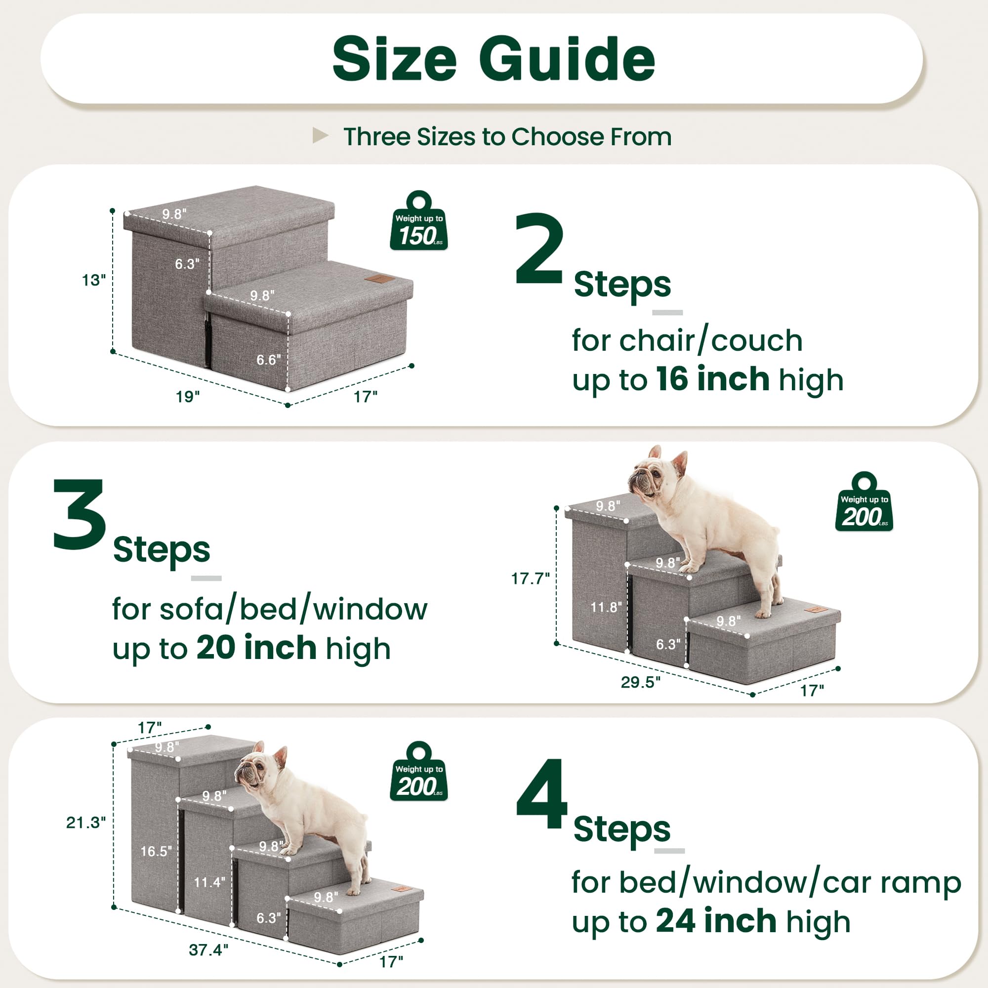 Love's cabin dog stairs assembly video showcases quick setup and confident use