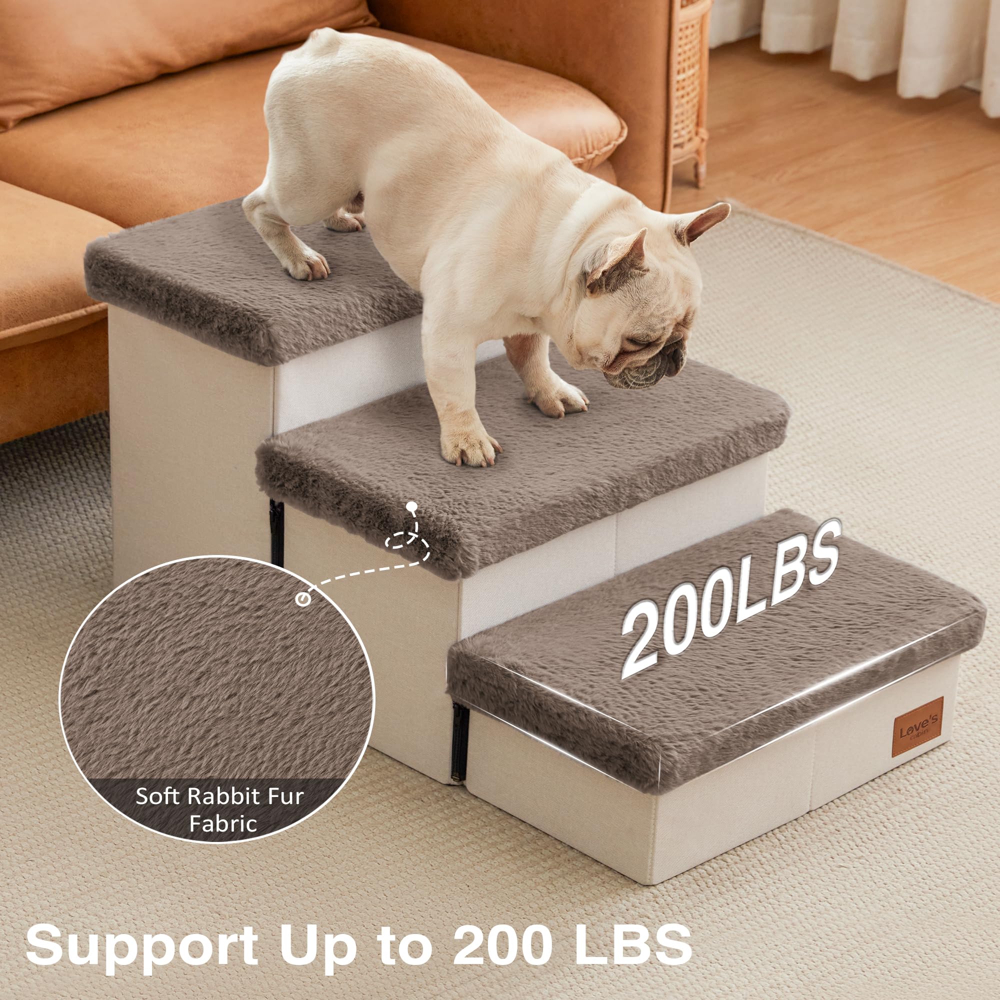 Love's cabin foldable design enables easy transport and storage.