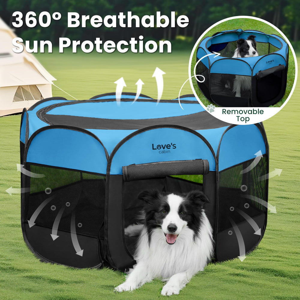 Love's cabin easy-care washable cover for simple cleaning.