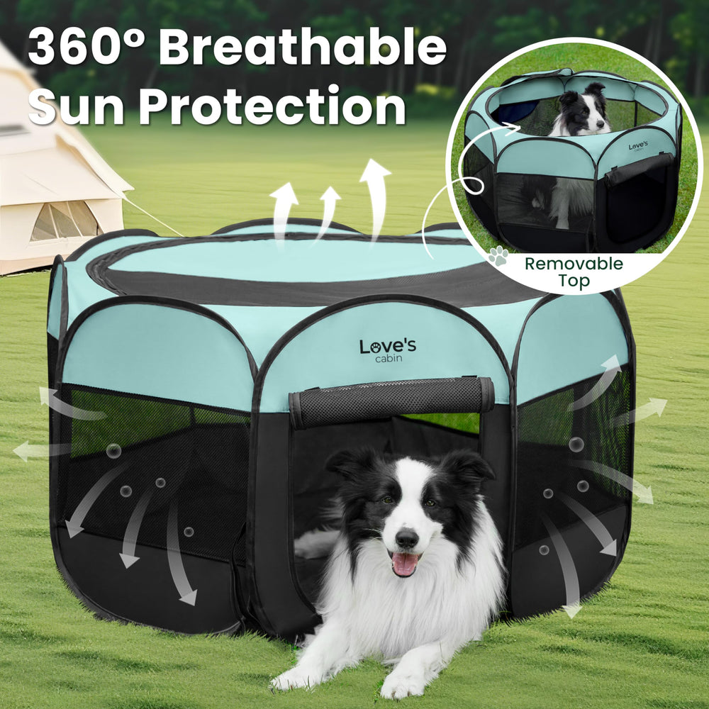 Love's cabin easy-clean fabric simplifies maintenance after outdoor use.