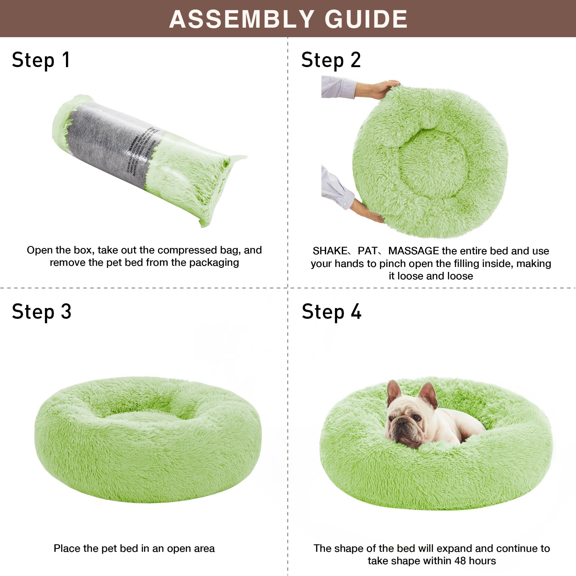 Love's cabin machine-washable cat bed for easy cleaning.