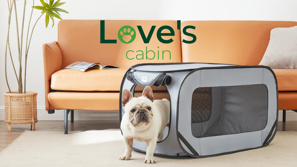 Love's Cabin breathable mesh front panel supports ventilation
