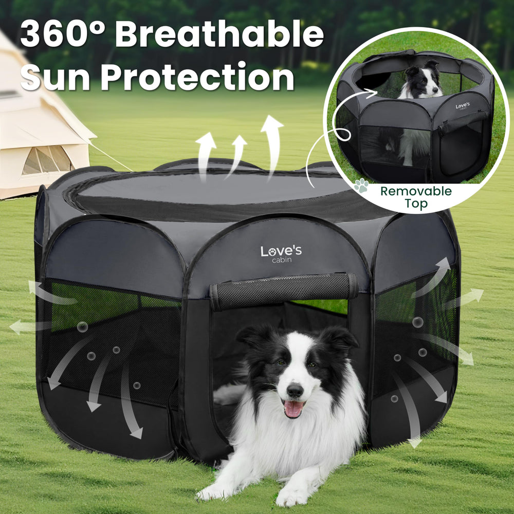 Love's cabin multiple-pet friendly design suits cats, dogs, and more.