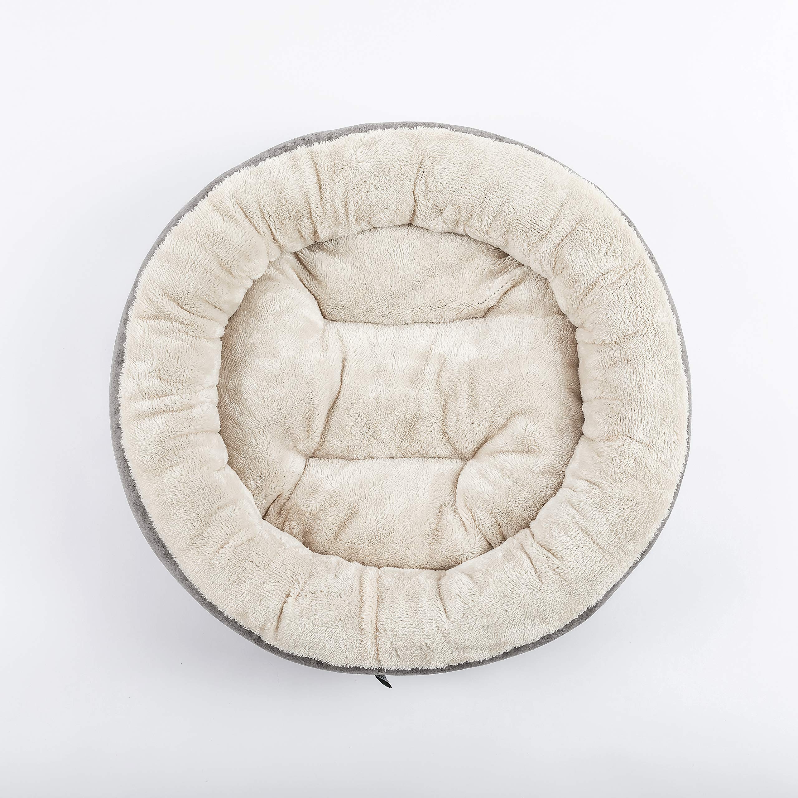 Love's cabin round donut bed outer shell shows durable soft fabric