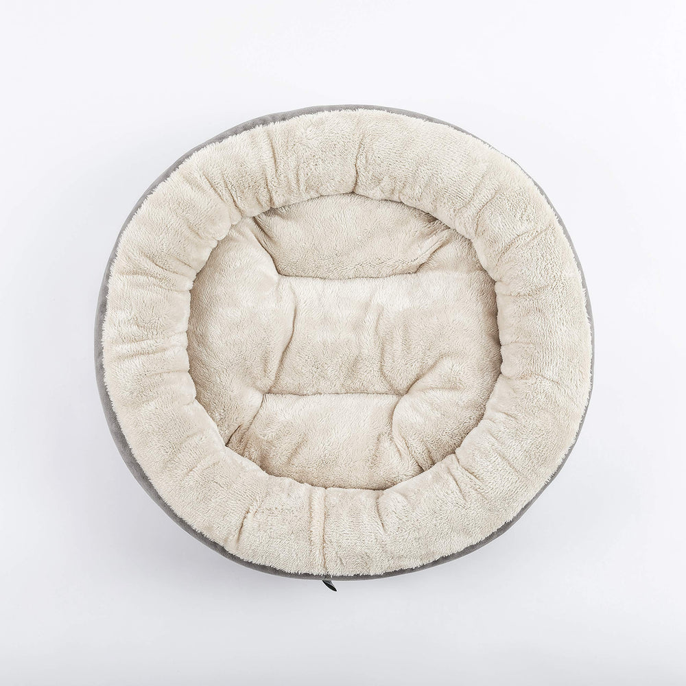 Love's cabin round donut bed outer shell shows durable soft fabric