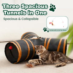 Love's cabin túnel-gato desplegable es fácil de guardar y transportar.