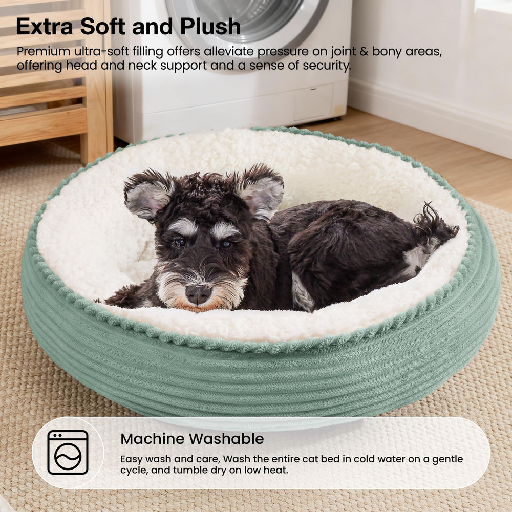 Love's cabin coussin donut design nid offrant chaleur et sécurité