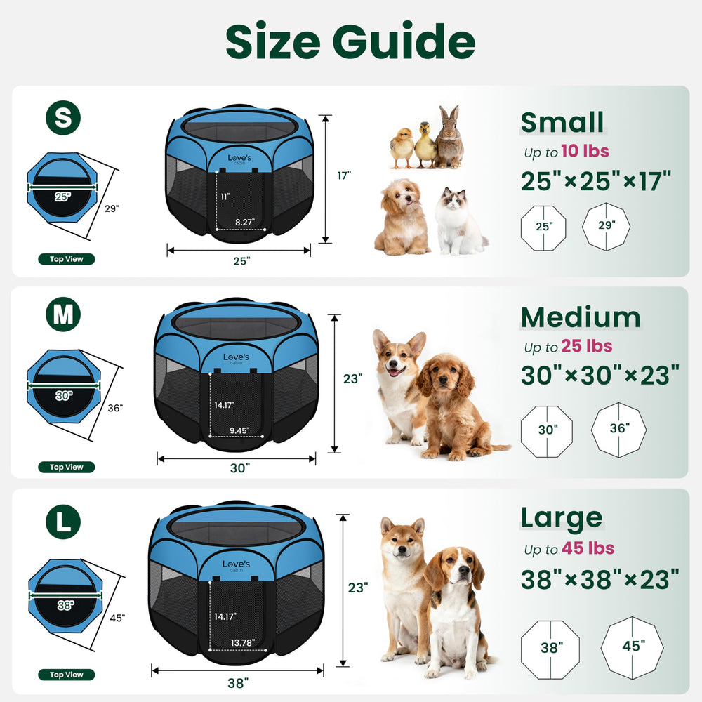 Love's cabin playpen folded with carry case for easy transport