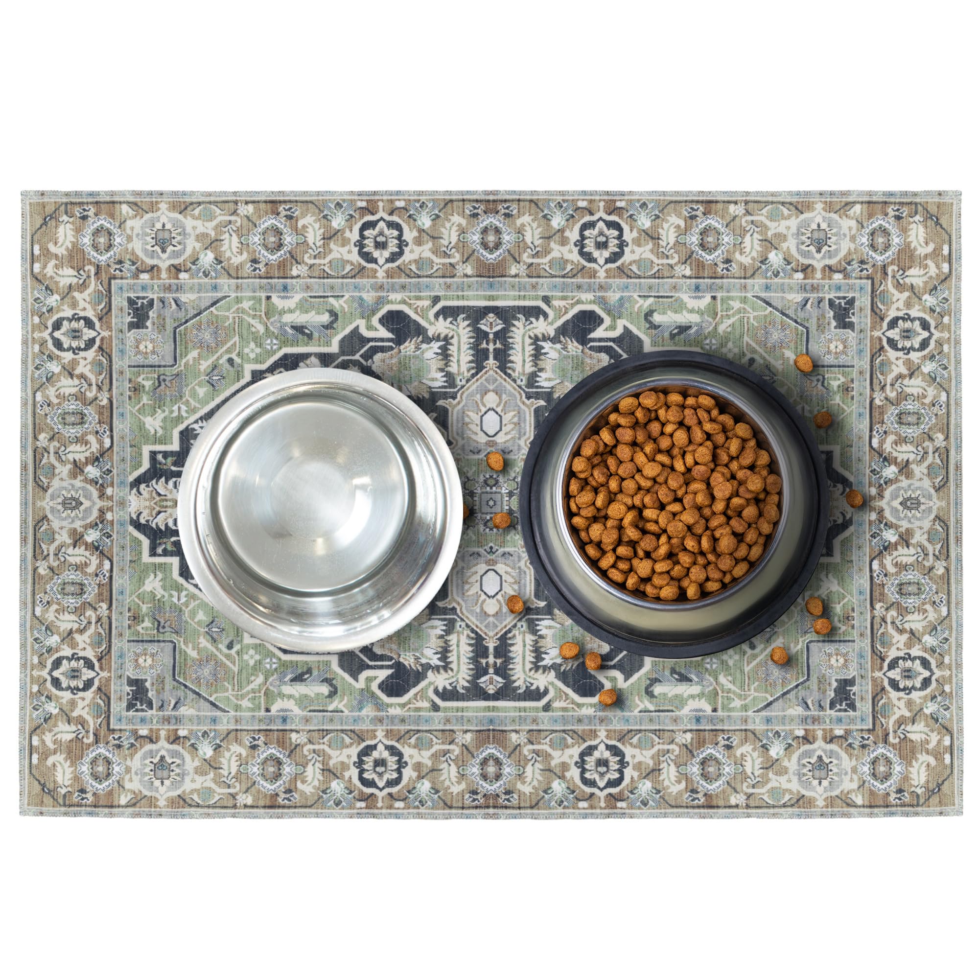 LOVEWAG non-slip-bottom pad keeps moisture contained on slippery floors.