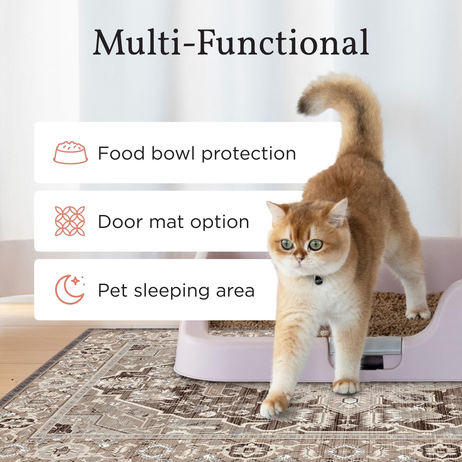Lovewag Pets cat litter mat floor-protection for tidy home floors