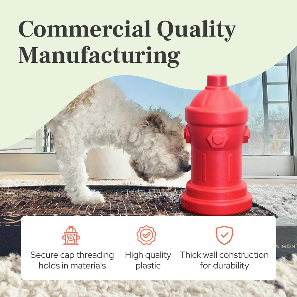 Lovewag Pets fire hydrant 8x14 durable plastic for daily training durability.