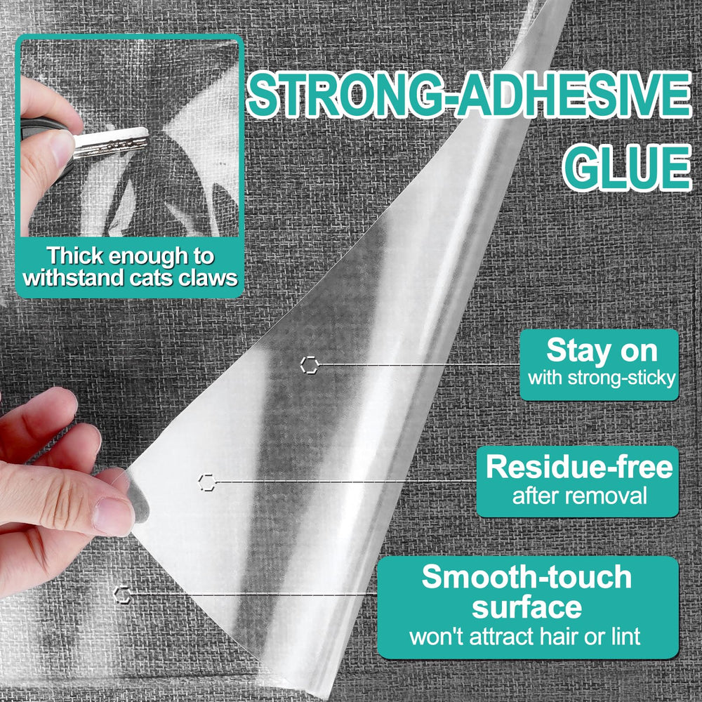Lovinch flexible couch guard curves along furniture edges for seamless protection.