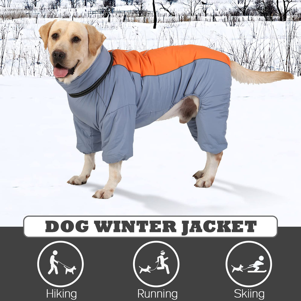 LOVINFURBABY HazeBlue coat open-zip demonstrates easy on/off design.