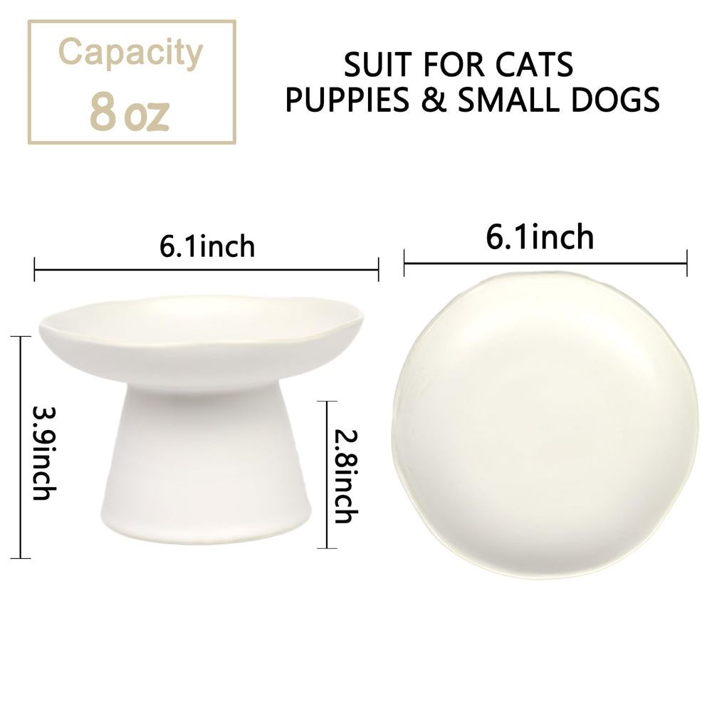 LOVINFURBABY porcelain cat bowl gloss showcases durable, non-toxic material for daily use