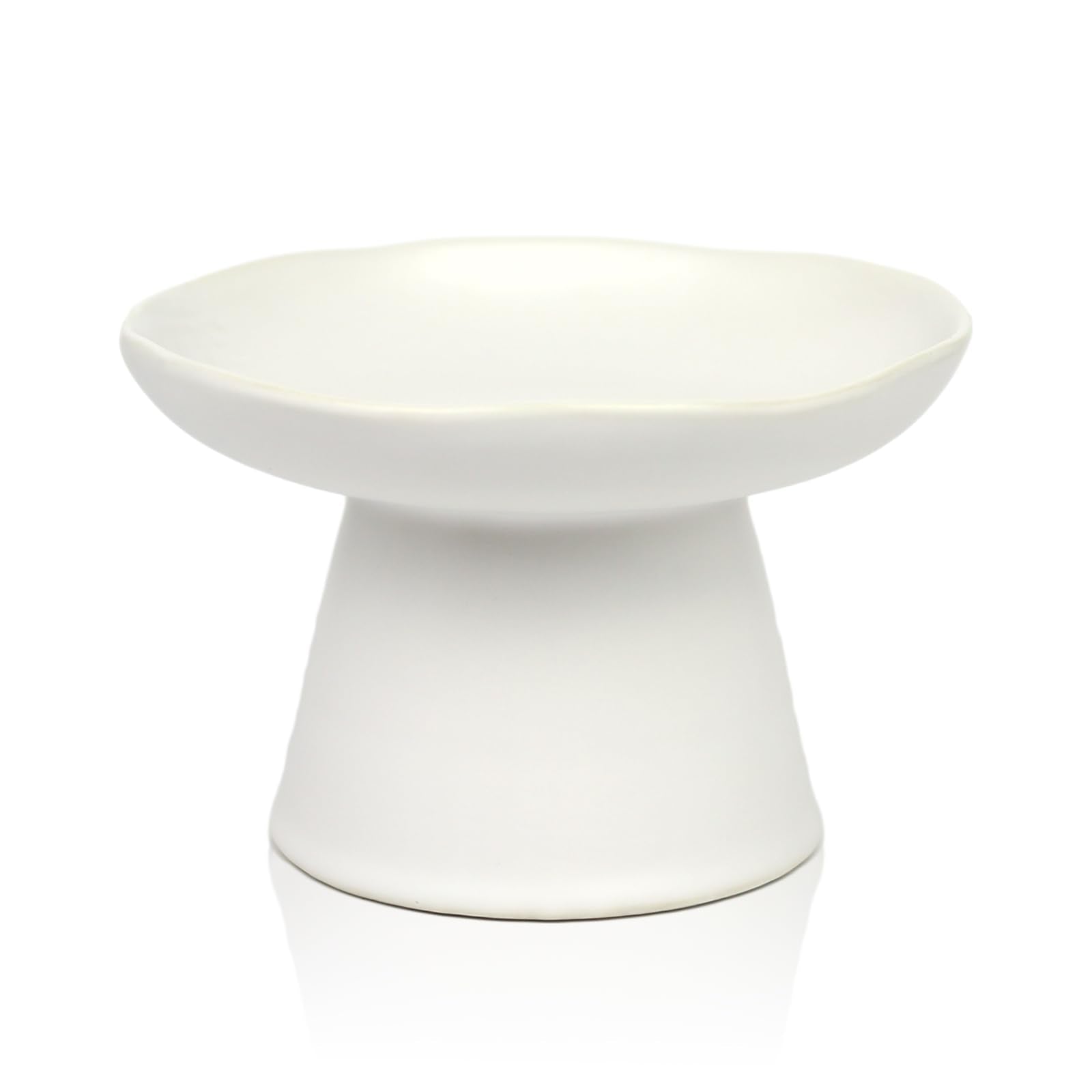 LOVINFURBABY raised cat bowl front view shows elevated feeding for comfortable meals