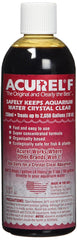 Loving Pets Acurel F250 bottle pour demonstrates quick water clarification in aquariums
