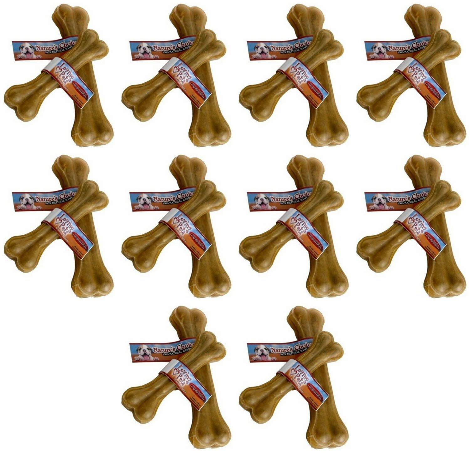 Loving Pets Dlv4708 bone chew 8-1/2 inch demonstrates long-lasting durability for dogs