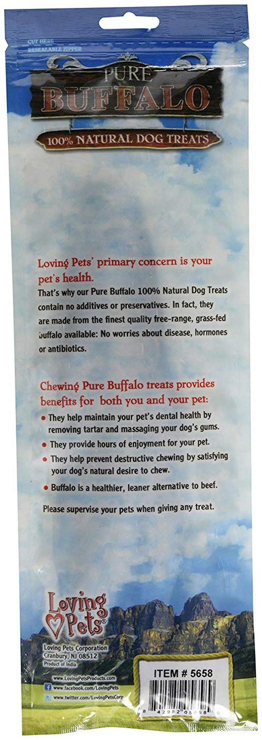 Loving Pets Pure Buffalo bully stick dog-chewing for satisfying natural chewing instinct