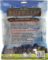 Loving Pets Pure Buffalo Backstrap Tendons close-up, single-ingredient chew ideal for protein-forward dogs.