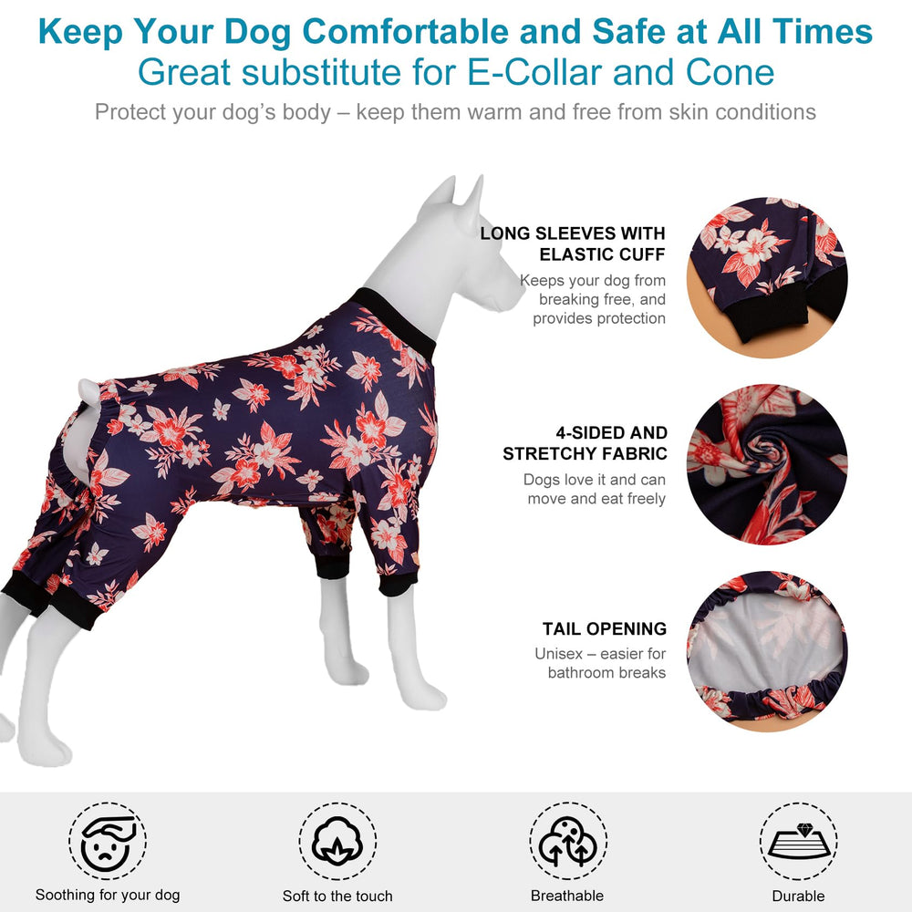 LovinPet anti-licking jumpsuit detail supports calm rest during recovery.