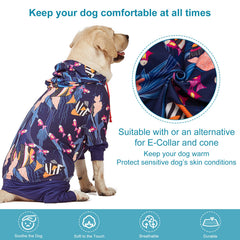 LovinPet anxiety-relief dog onesie hoodie provides calming comfort during busy days.