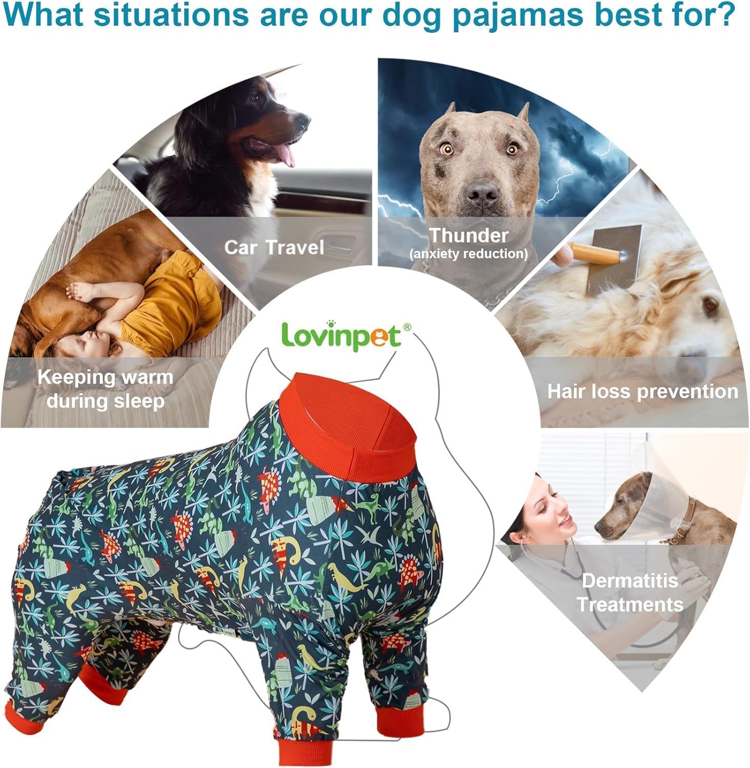 LovinPet anxiety-relief-shirt offers a soothing, snug fit for calmer walks.