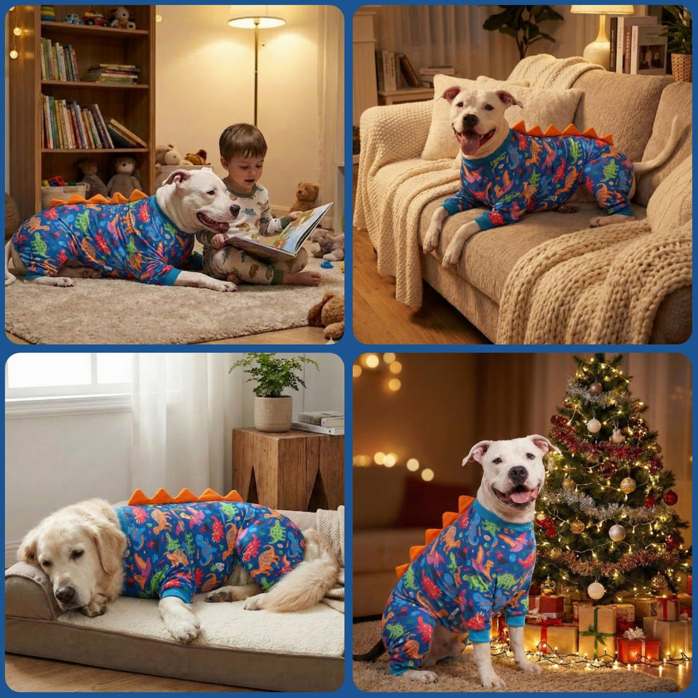 LovinPet anxiety-relief snug-fit onesie for stress reduction during storms.