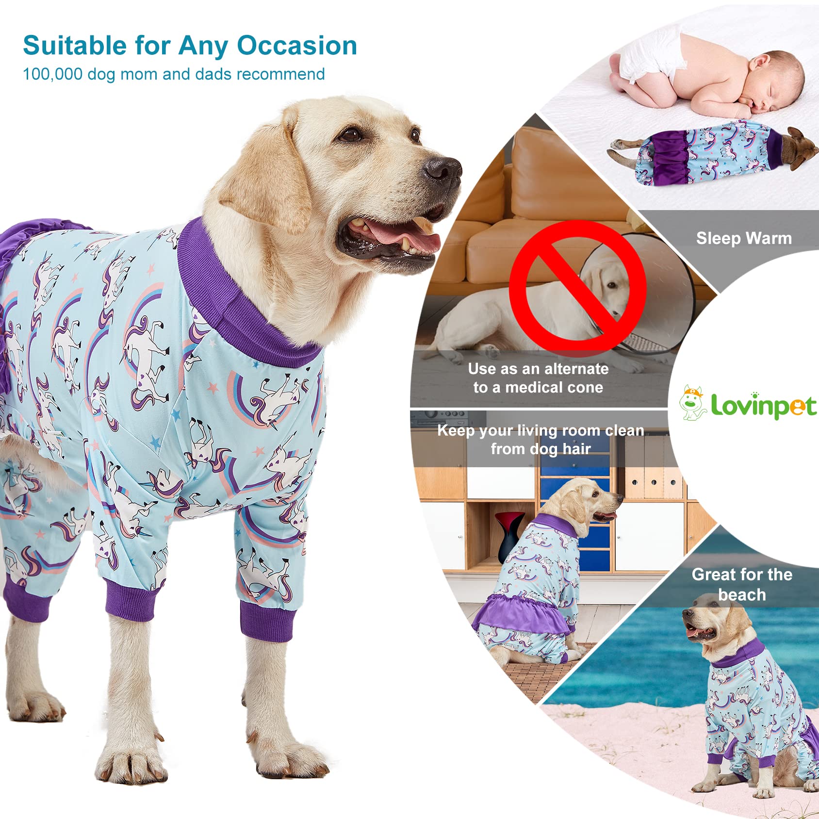 LovinPet sleep-friendly pajamas helping dogs settle at night