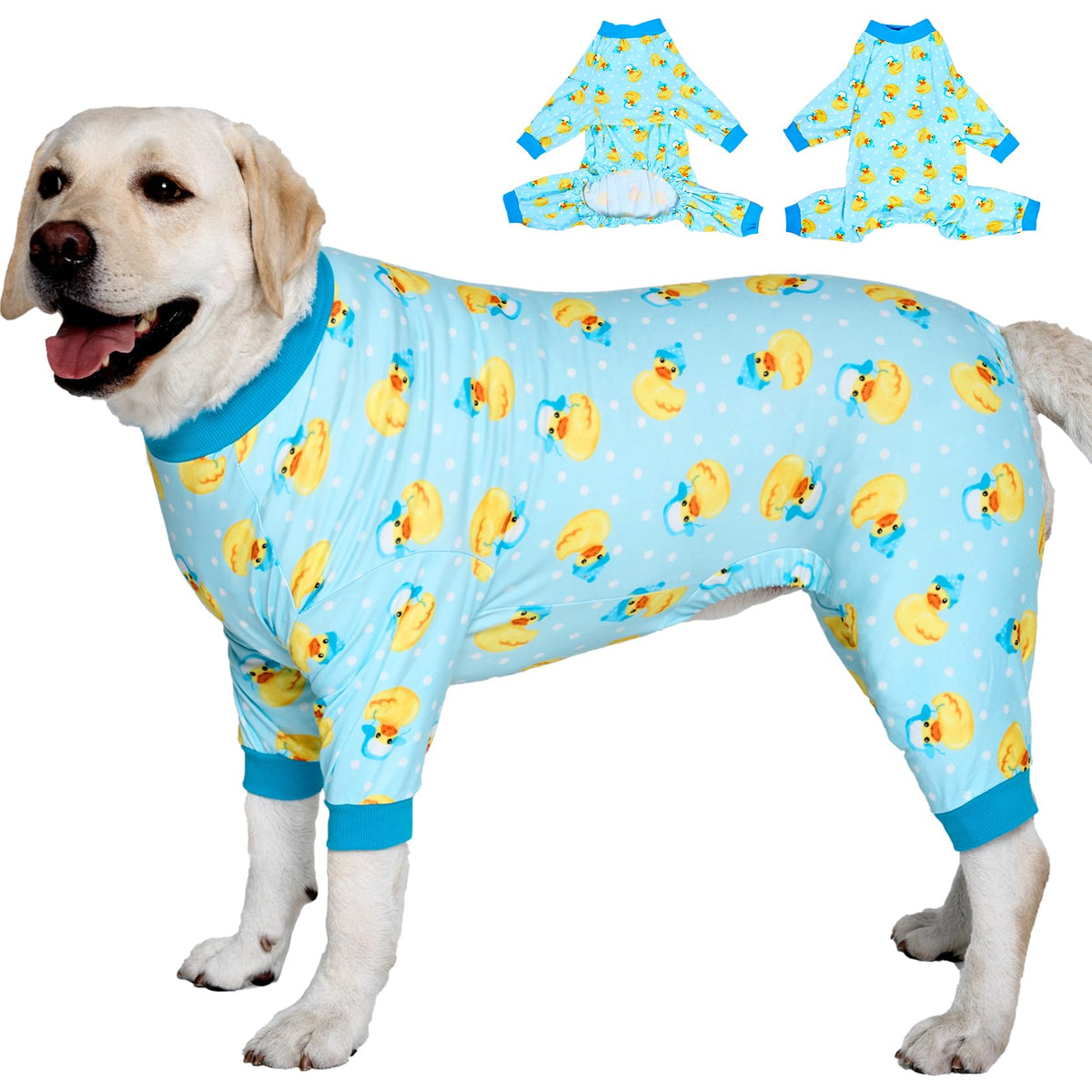 LovinPet big-dog-wound-care-shirt front view provides comfortable recovery wear