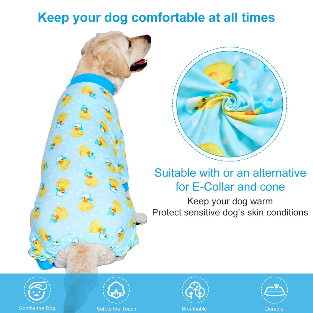 LovinPet big-dog-wound-care-shirt knee-cover demonstrates knee-area protection