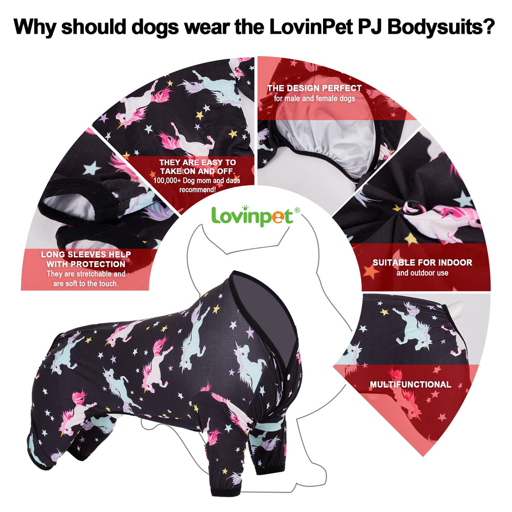 LovinPet big dogs onesies lightweight breathable fabric on dog