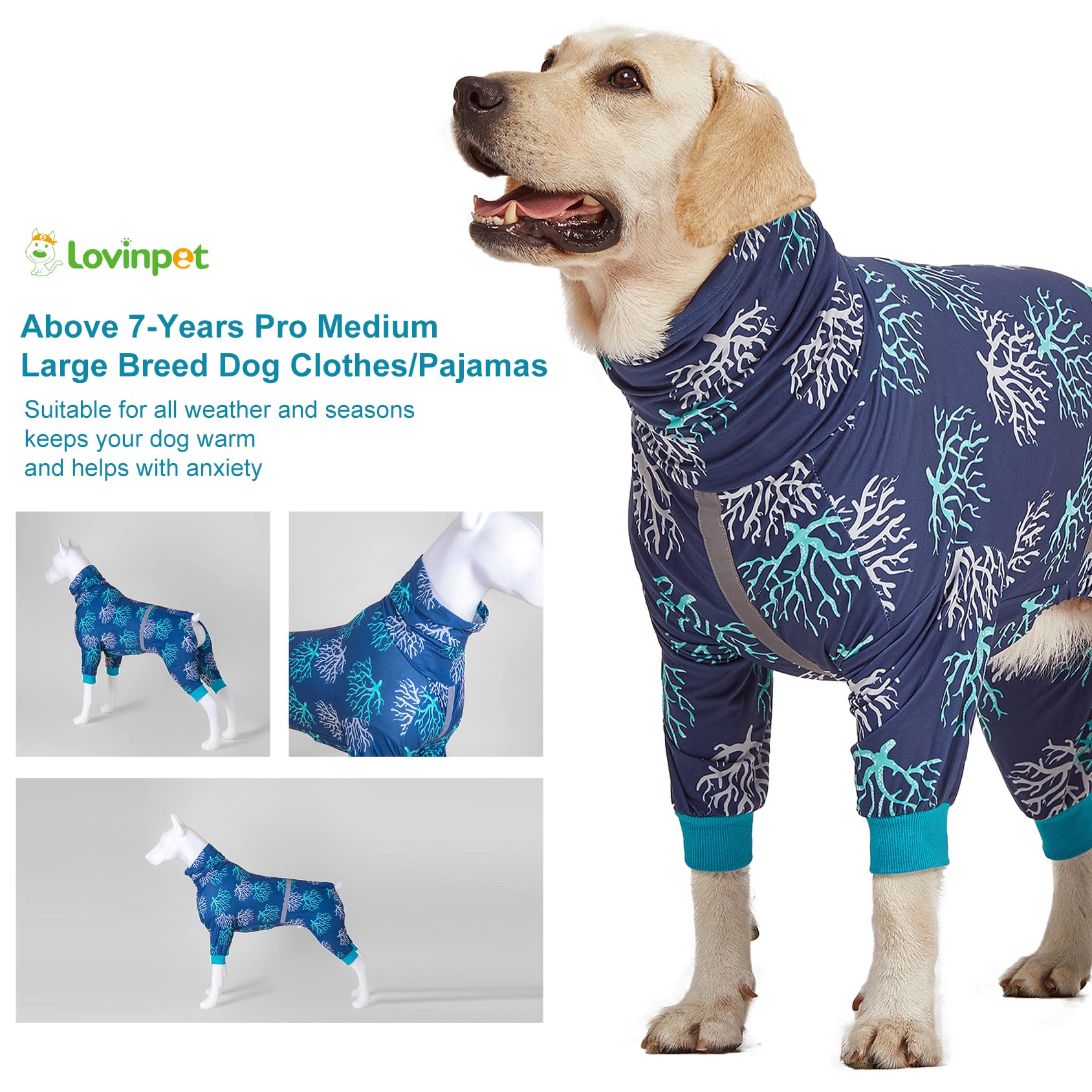 LovinPet boxer-dogs-onesie-in-use demonstrates easy wear during recovery and daily relaxation.