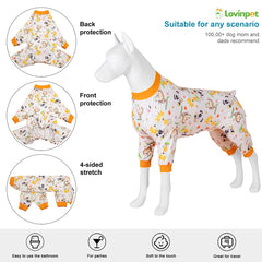 LovinPet Boxer Pajamas sleeping-style image shows cozy wear for bedtime.