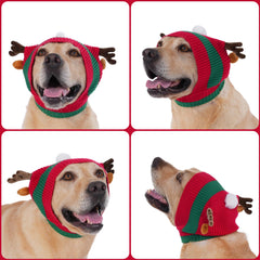 LovinPet Christmas dog hat snood neck-warmth during chilly walks