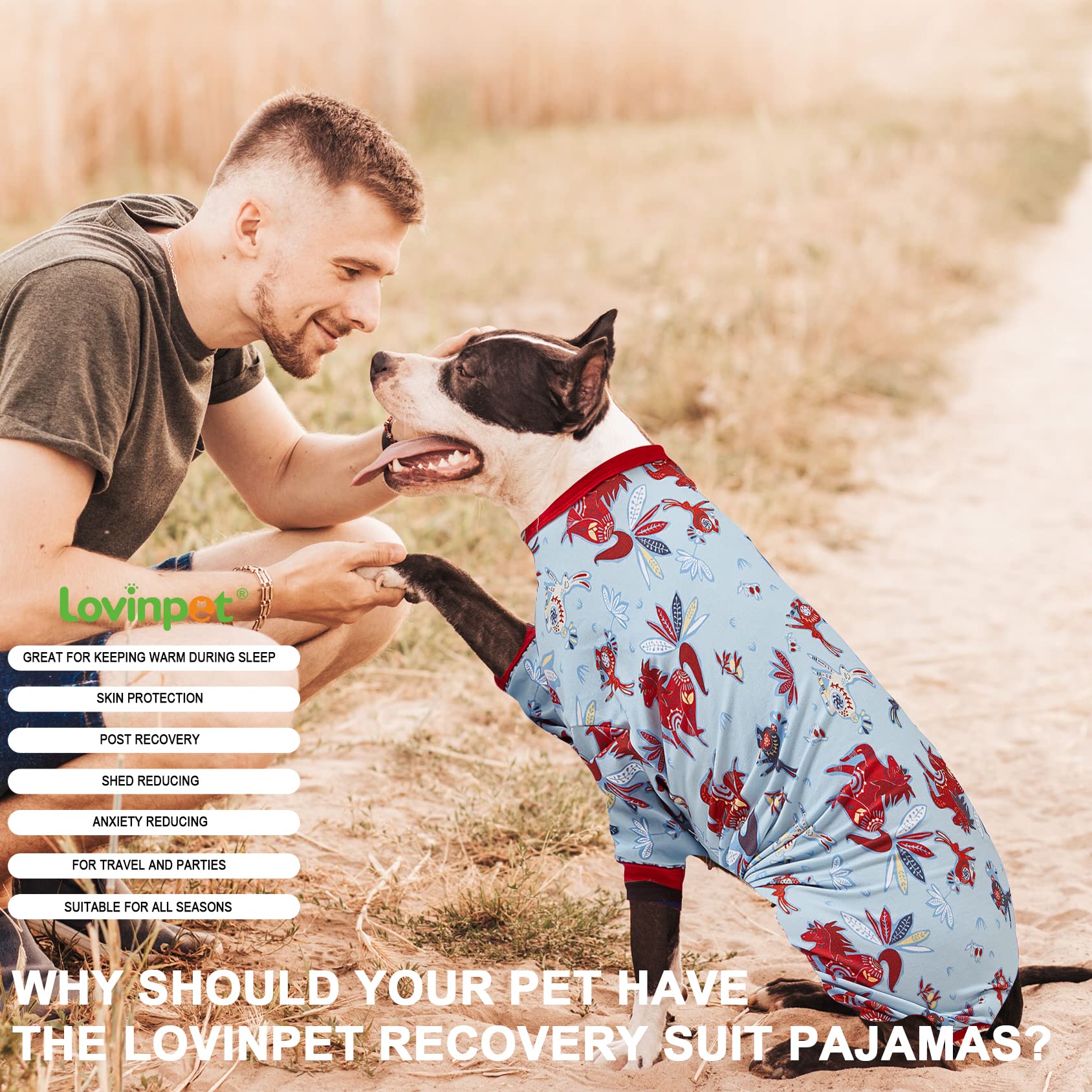 LovinPet cozy pjs ideal for warm nights and snuggly naps.