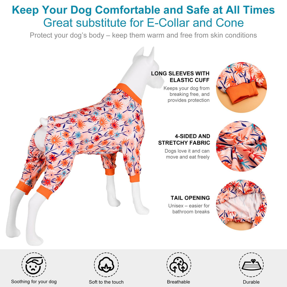 LovinPet cozy, machine washable dog pajamas easy to care for.