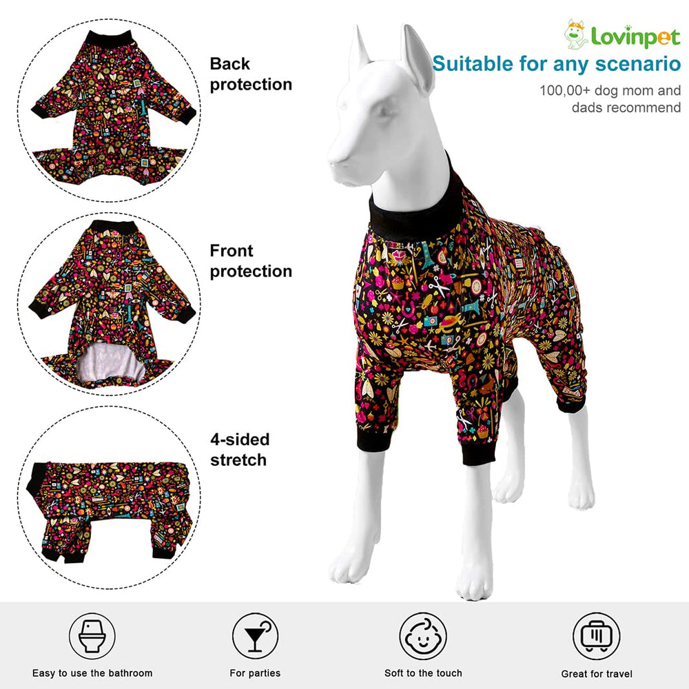 LovinPet decoupage ink print pajama close-up on paw