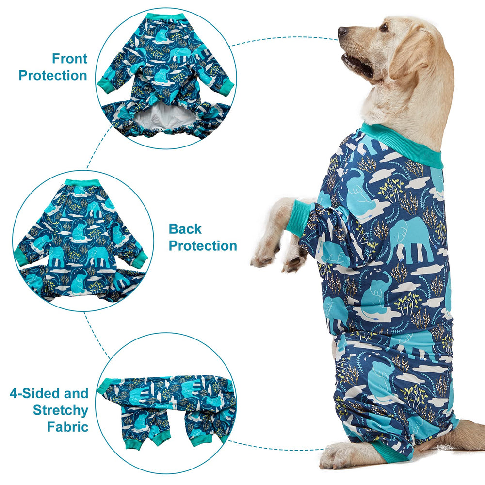 LovinPet dog car-travel pajama protects against wind and dirt.