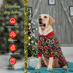 LovinPet dog Christmas onesie side view highlights comfortable pullover design.