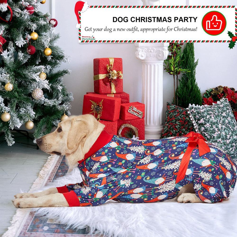 LovinPet Christmas pajamas in a cozy living room setting for festive wear.