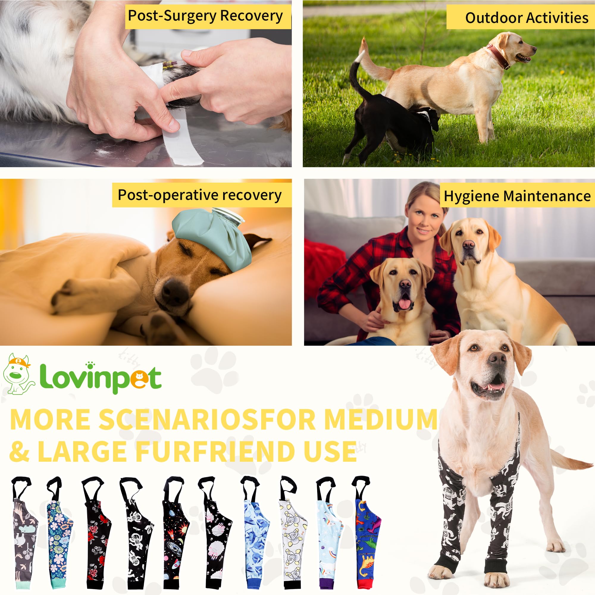 LovinPet elbow protector color options show style and personality