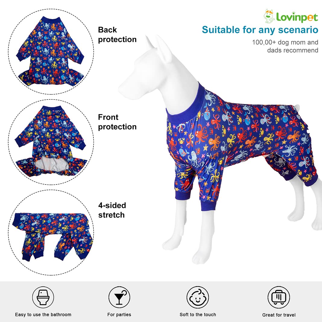 LovinPet Dog Jammies easy-on-off design for hassle-free dressing