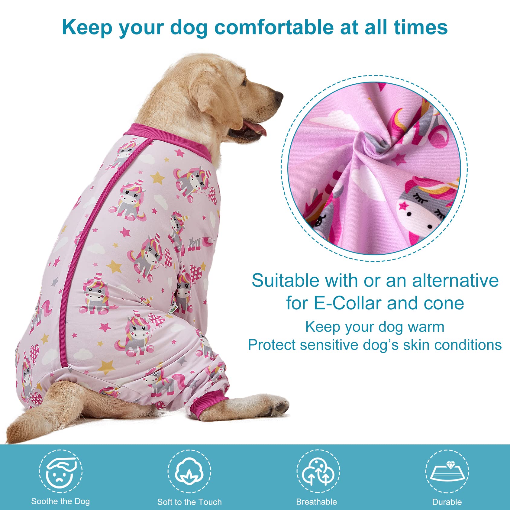 LovinPet UV protective dog onesie shields skin during outdoor outings