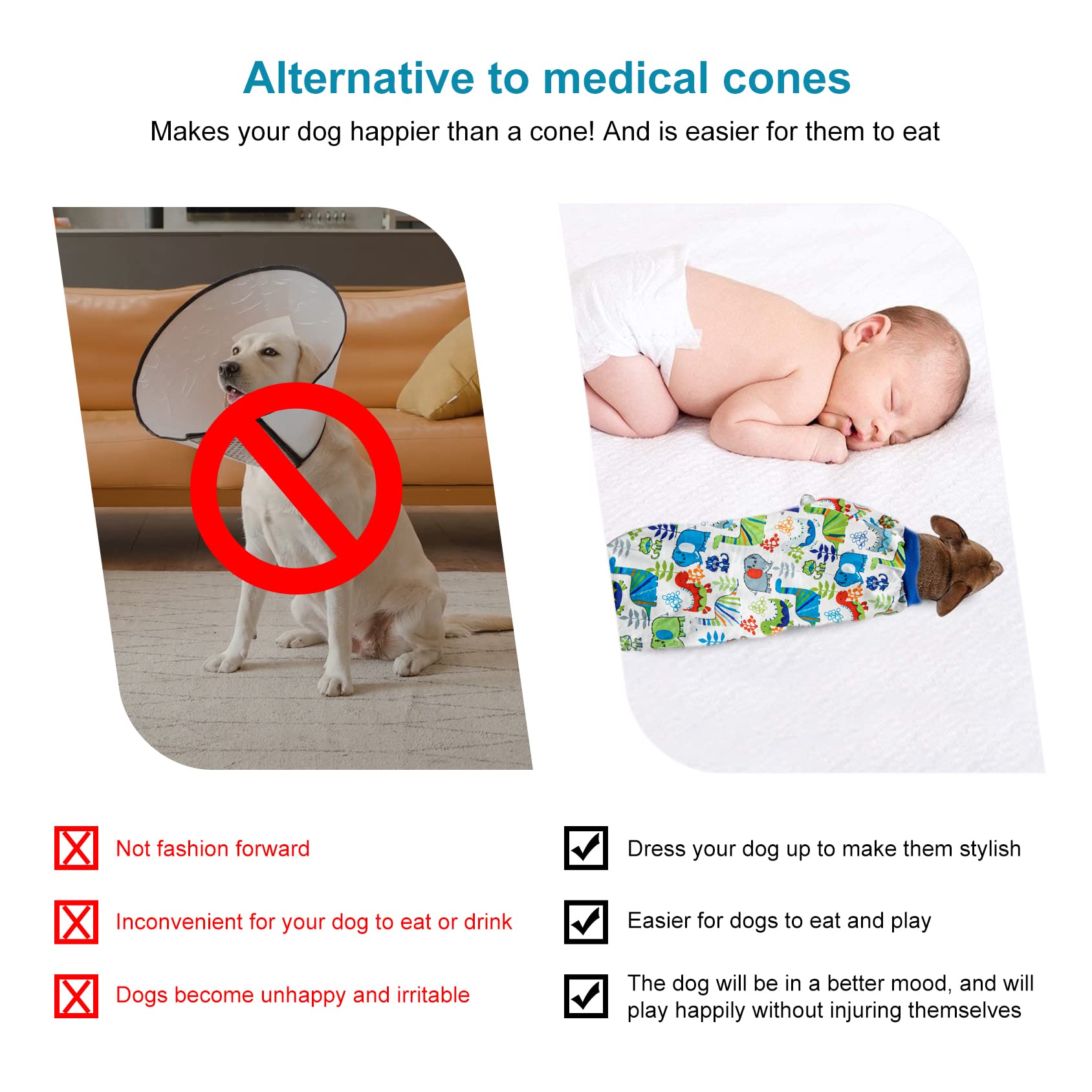 LovinPet dinosaur-print comfort wear supports daily active routines.