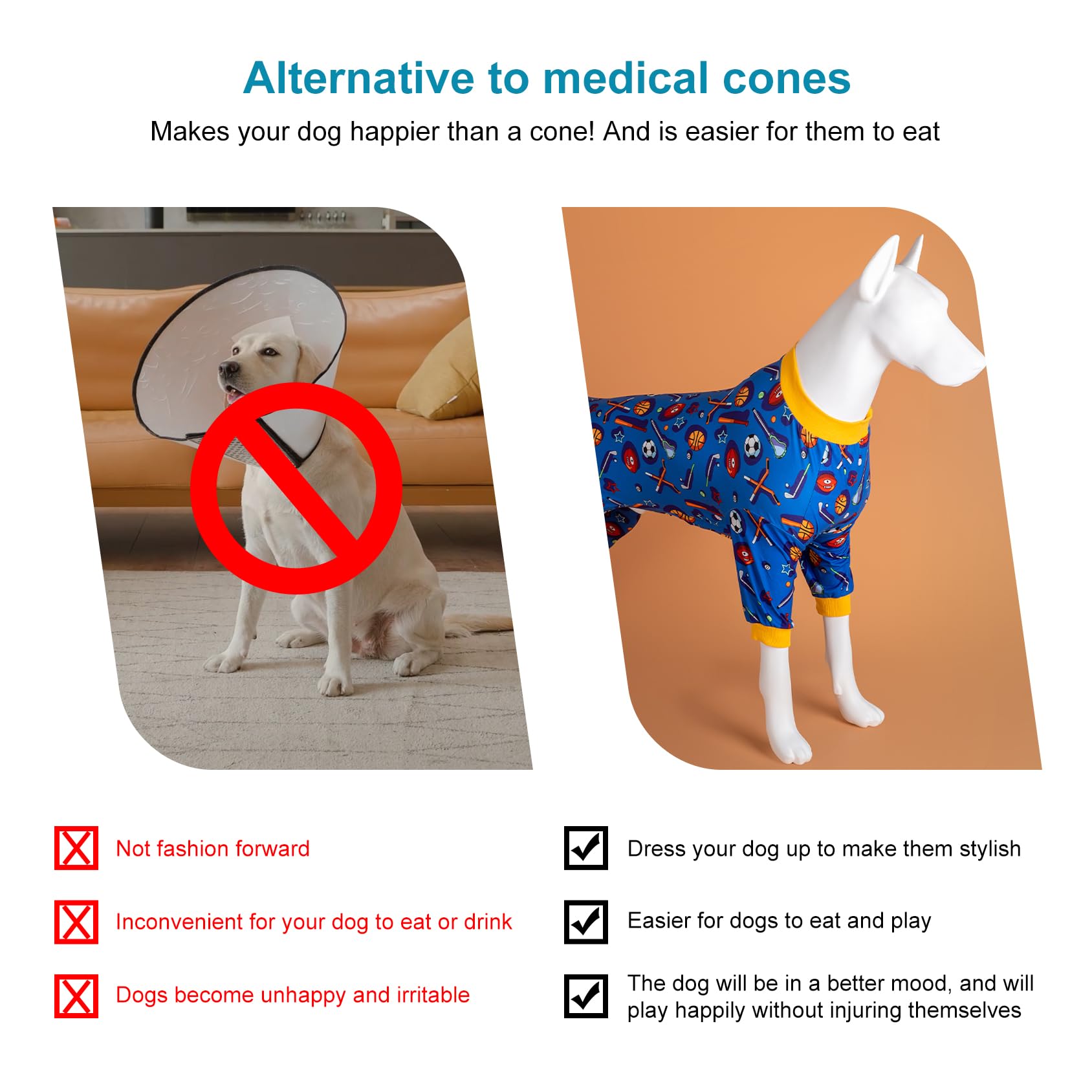 LovinPet dog pajamas all-season warmth and hair protection