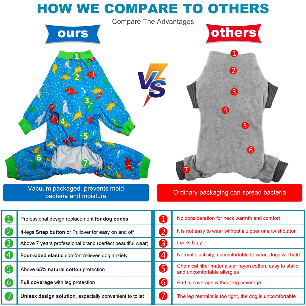 LovinPet pajamas for dogs offer cozy coverage for nightly rest.
