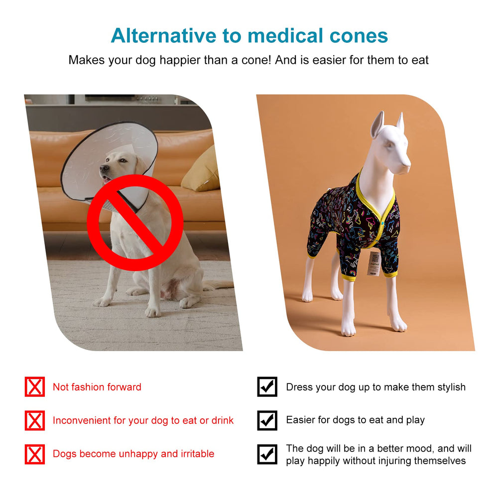 LovinPet knee-area coverage provides secure fit for dogs with knee concerns