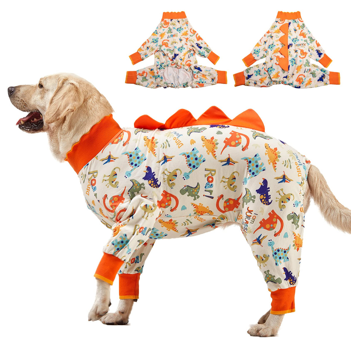 LovinPet dog pajamas large size fit with calming comfort