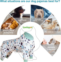 LovinPet all-season lightweight dog PJs for year-round wear