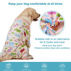 LovinPet dog pjs easy-on-off design helps hassle-free dressing and lounging.